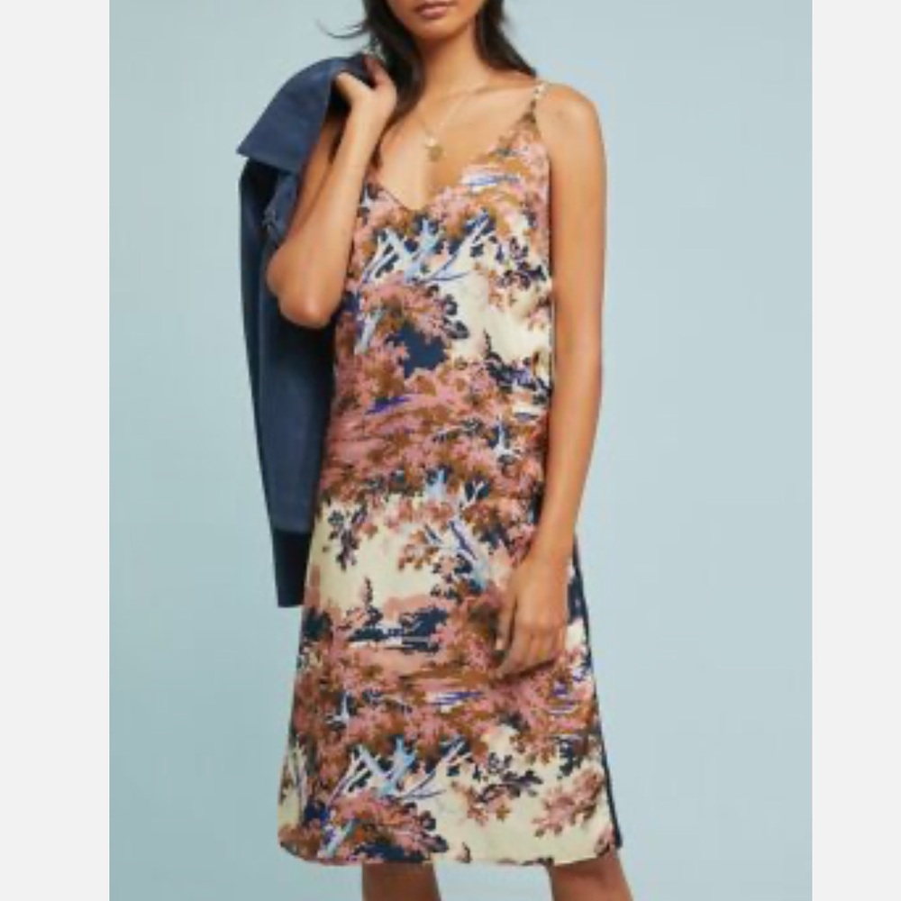 Palm Slip Dress Anthropologie